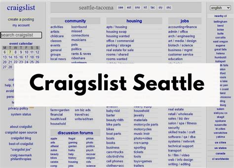 craiglist seattle